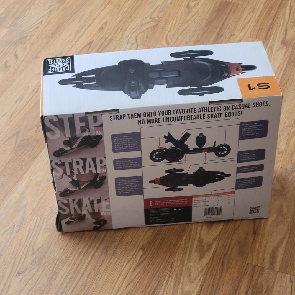 Cardiff Skate Co. Model S1 Adjustable Skates for Men and Women skating New - Picture 3 of 10